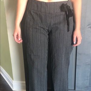 Black & White Striped Pants